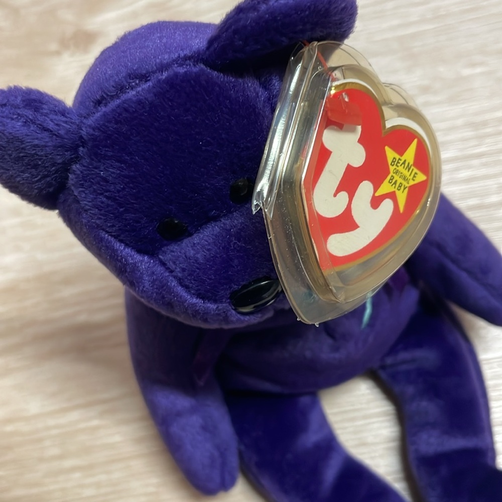 Ty Beanie Babies 1997 Princess Diana Bear Toy Rare - Picture 6 of 8
